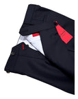 Sartorial Pleated Winter Trouser - Navy Blue DRESS PANTS50 EU