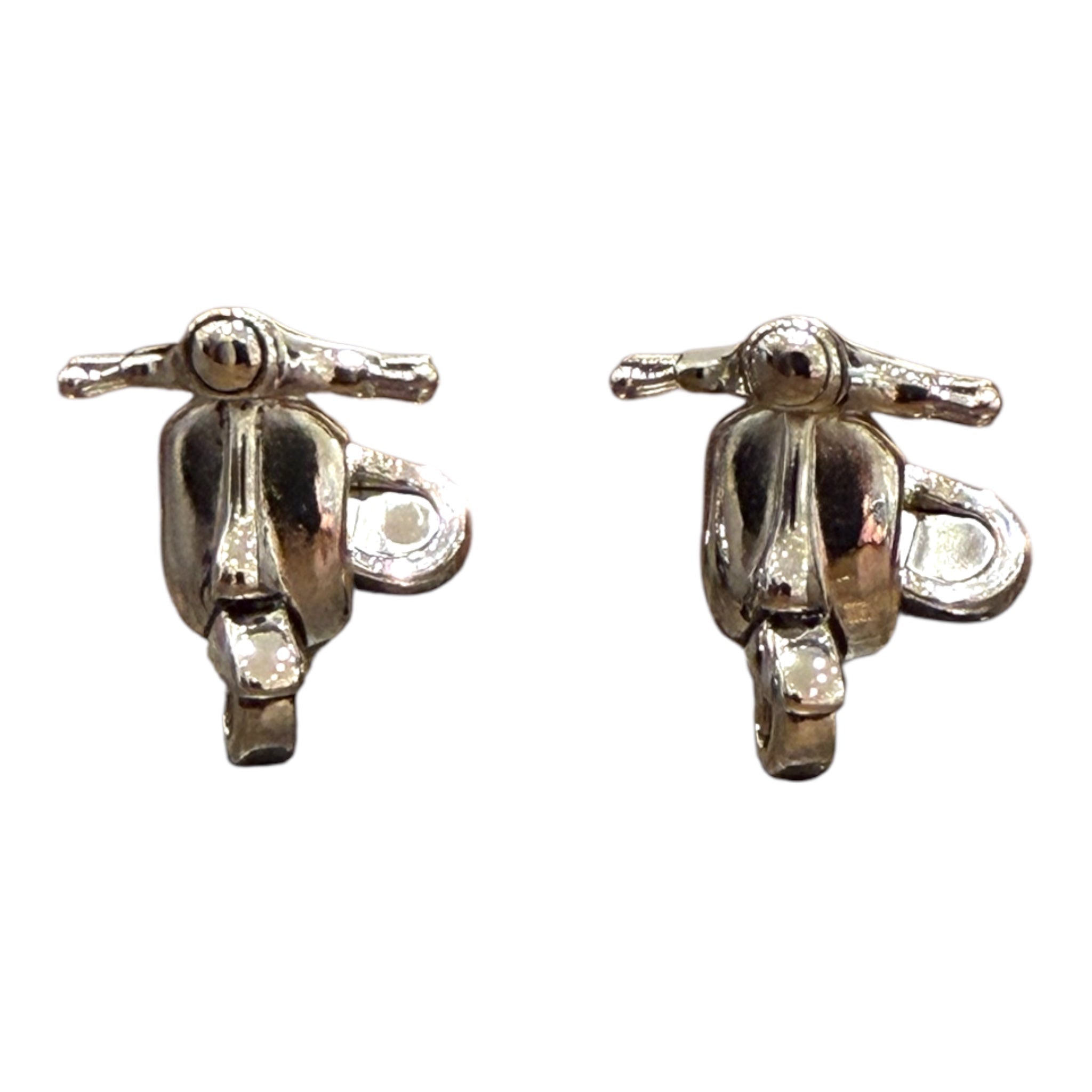 Scooter Cufflinks - Silver Cufflinks