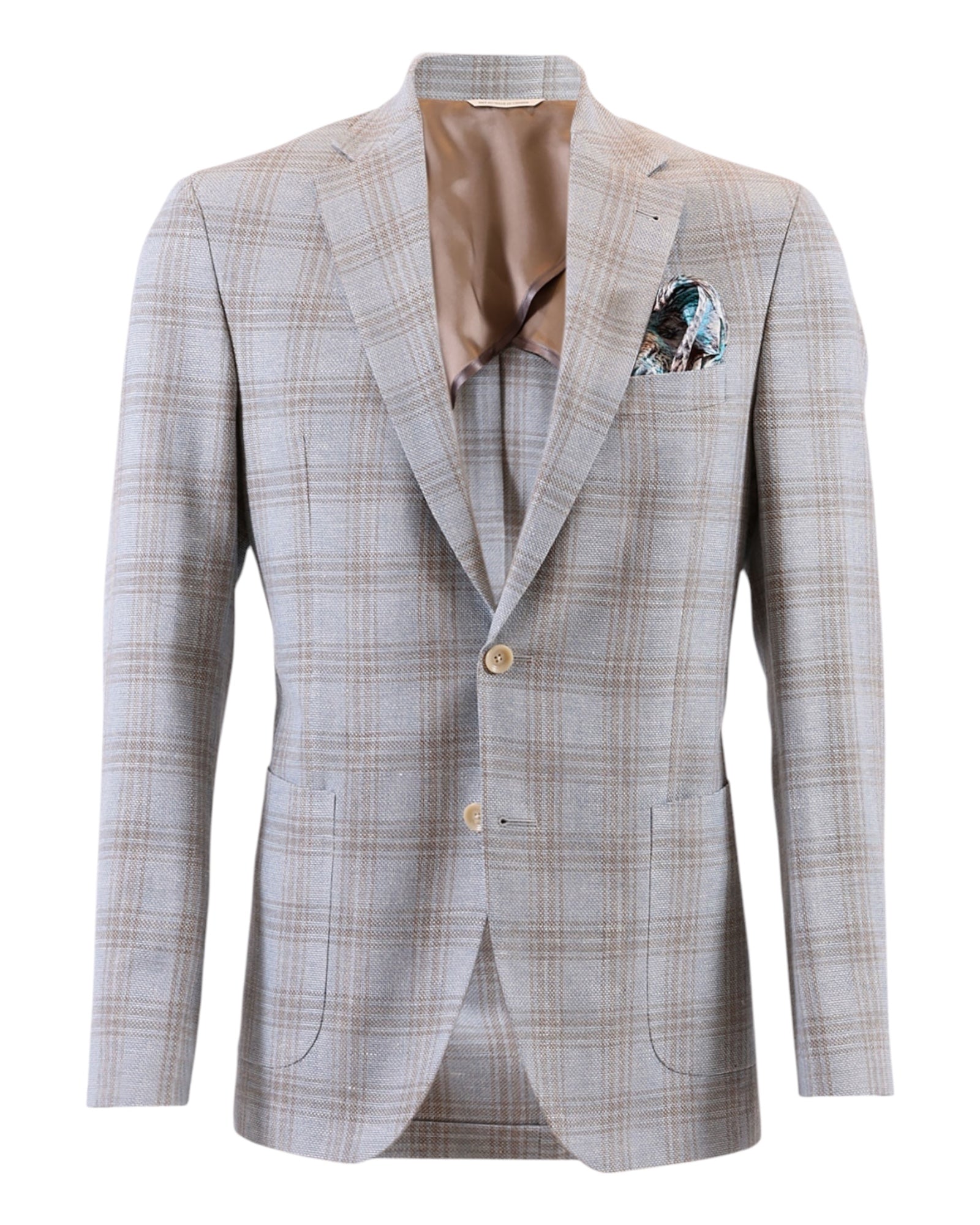 Seafoam Plaid Jersey JACKETS38S