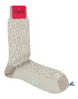 Snowflake Merino Wool Socks SocksNatural