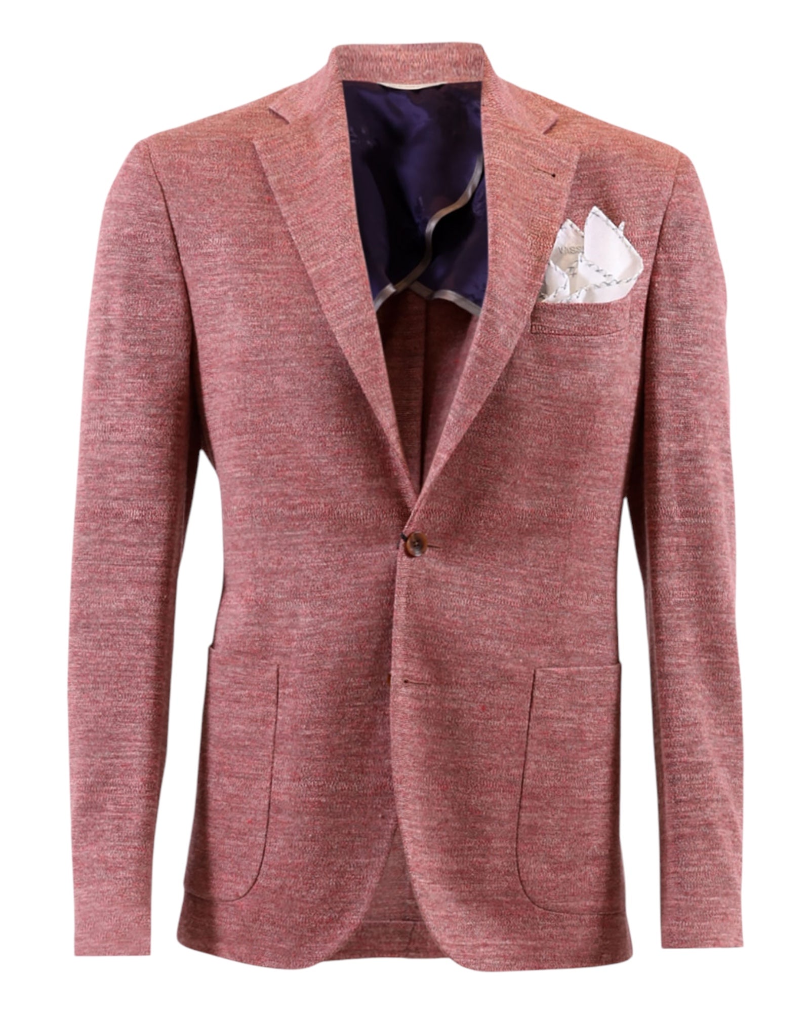 Solid Knit Linen Jacket - Rose JACKETS40R