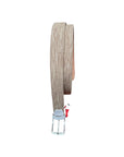 Special Fiammato Fabric Belt with Beige Nubuck Lining - Sand BELTS44