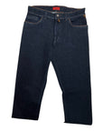 Stretch Cashmere & Cotton Jeans w/Suede Trim - Dark Blue CASUAL PANTS46 EU