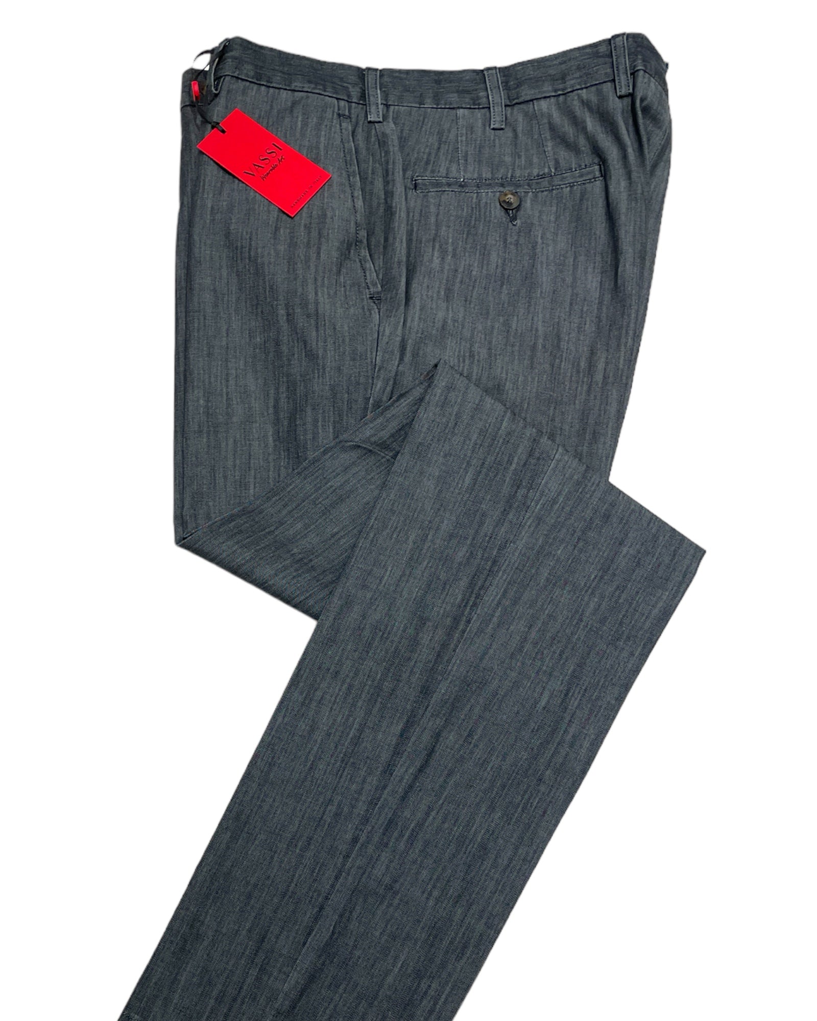 Stretch-Cotton Denim Pants - Grey CASUAL PANTS48 EU