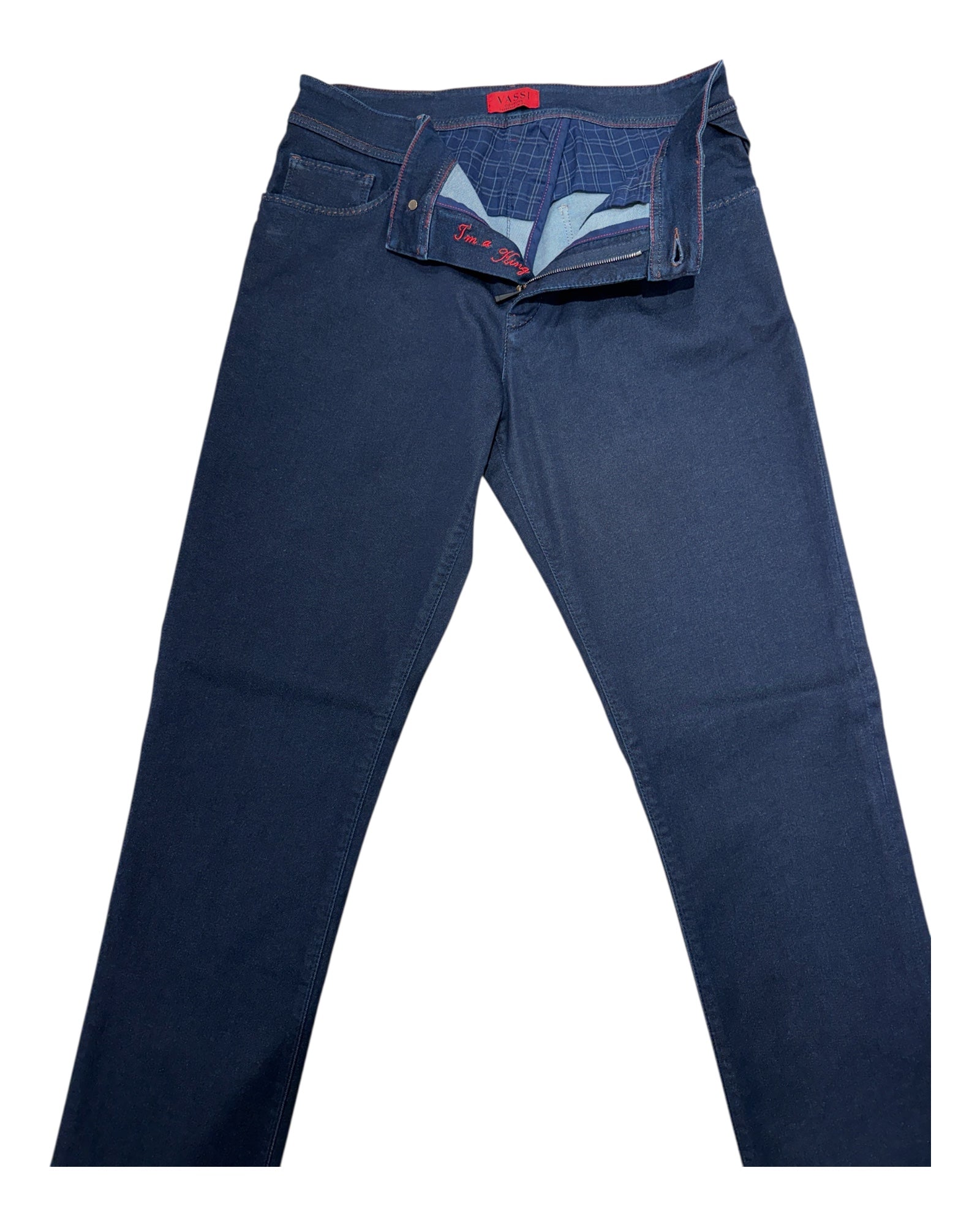 Stretch Cotton Jeans - Blue CASUAL PANTS48 EU