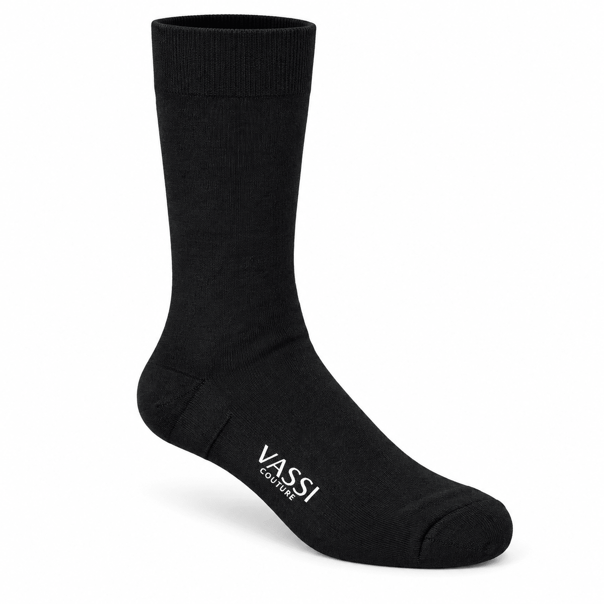 Stretch Cotton Socks - Black Socks