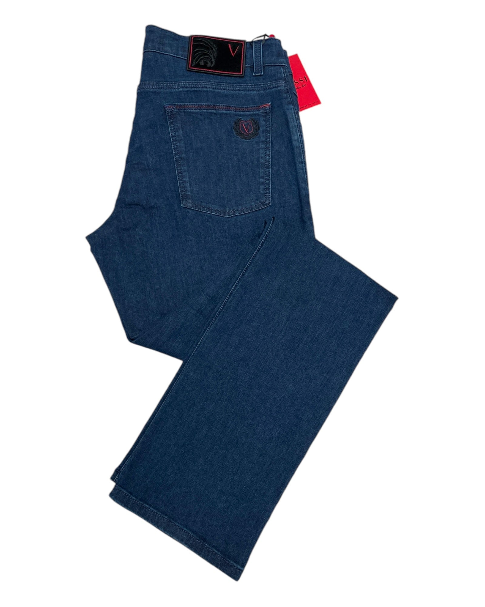 Stretch Japanese Denim Jeans - Blue/R CASUAL PANTS48 EU