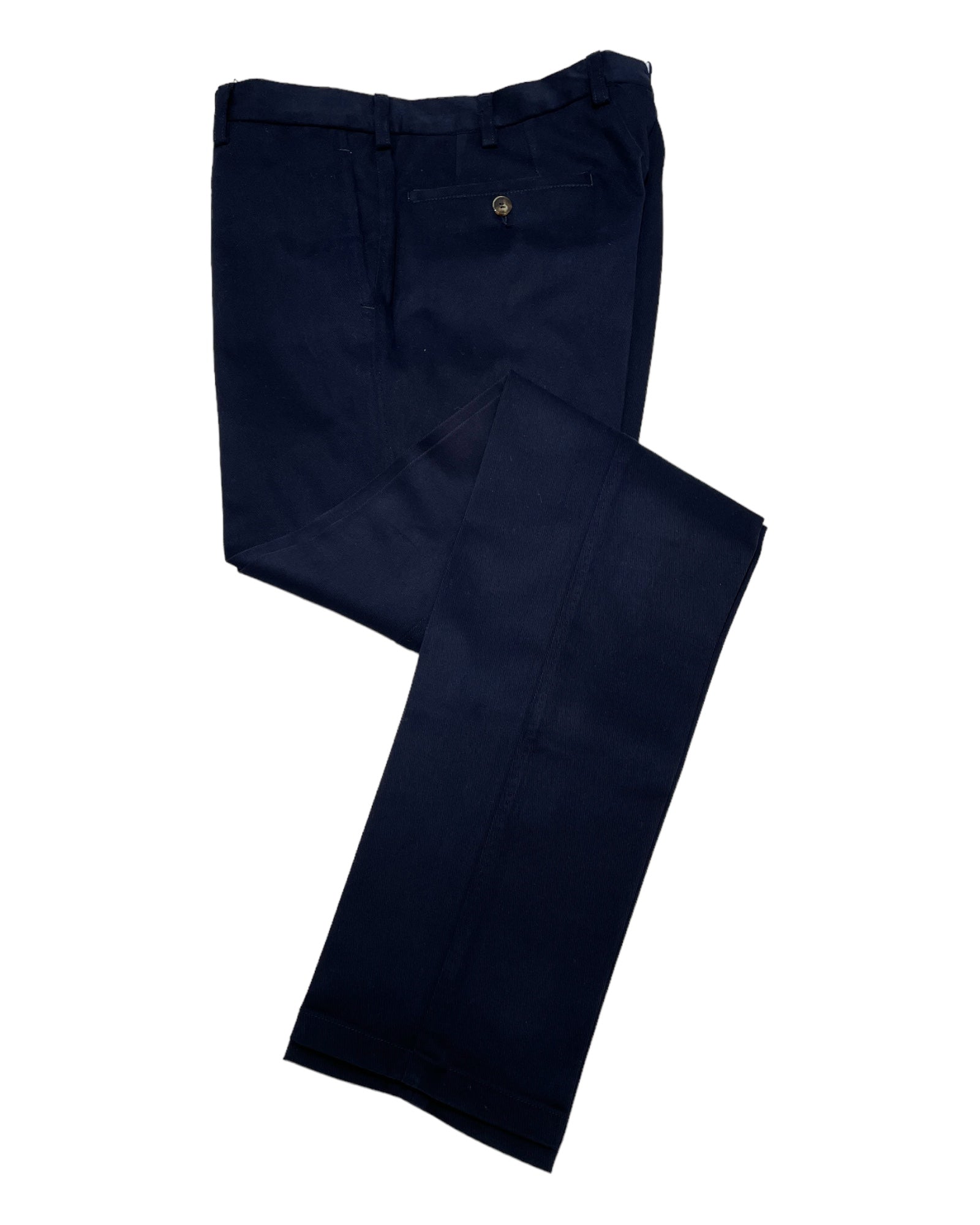 Winter Stretch Cotton Chino Pants - Navy
