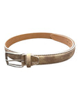 Suede Belt with Distressed Jeans Effect - Taupe BELTS44