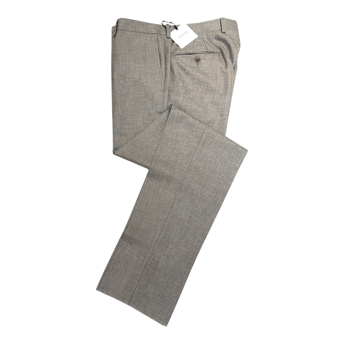 Tan Splash Yarn Dress Pant - Super 150'S DRESS PANTS34