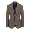 Taupe Houndstooth Jersey Blazer - Loro Piana Wool Attitude JACKETS40S
