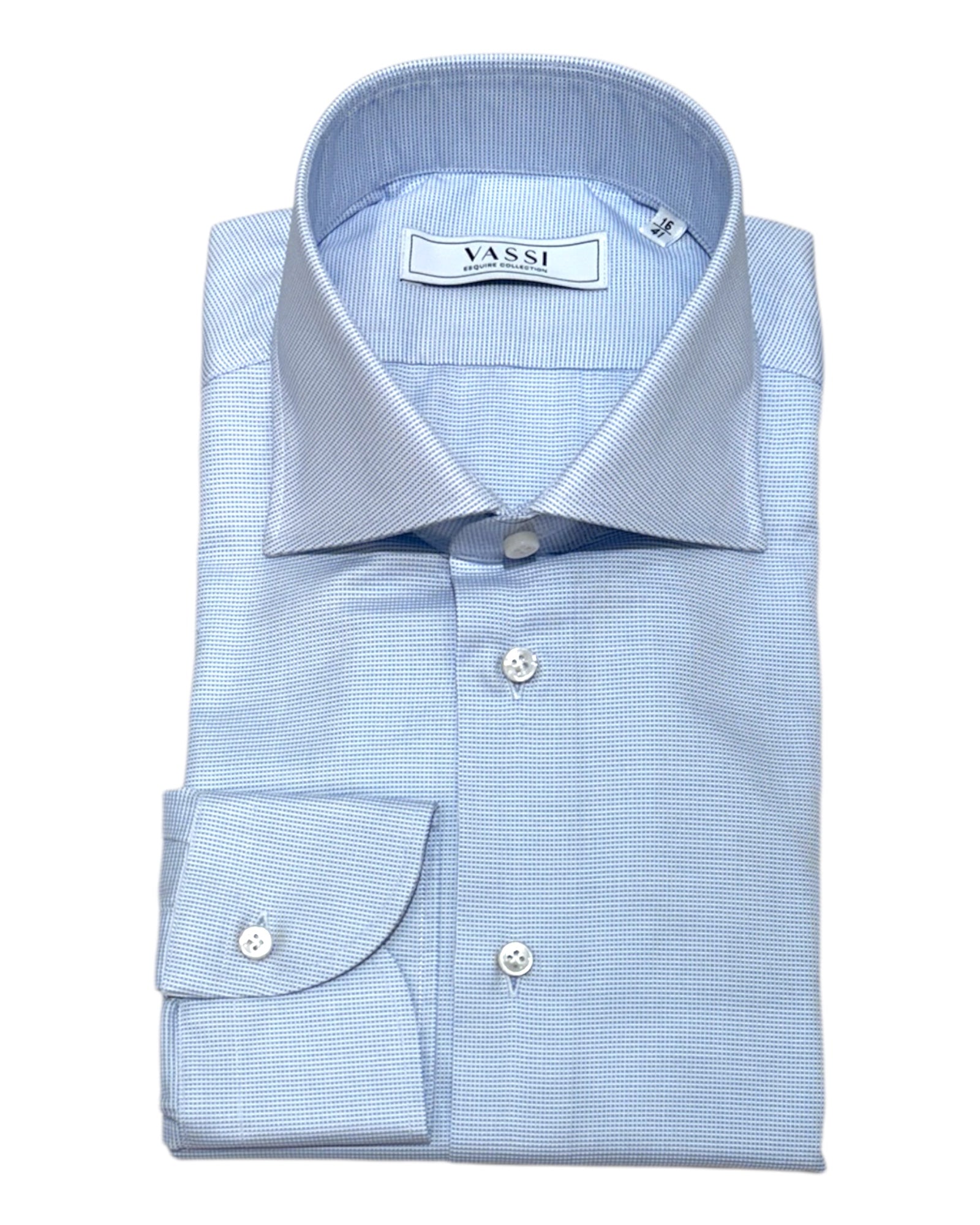 Thomas Mason Royal Oxford - Blue DRESS SHIRTS38 EU