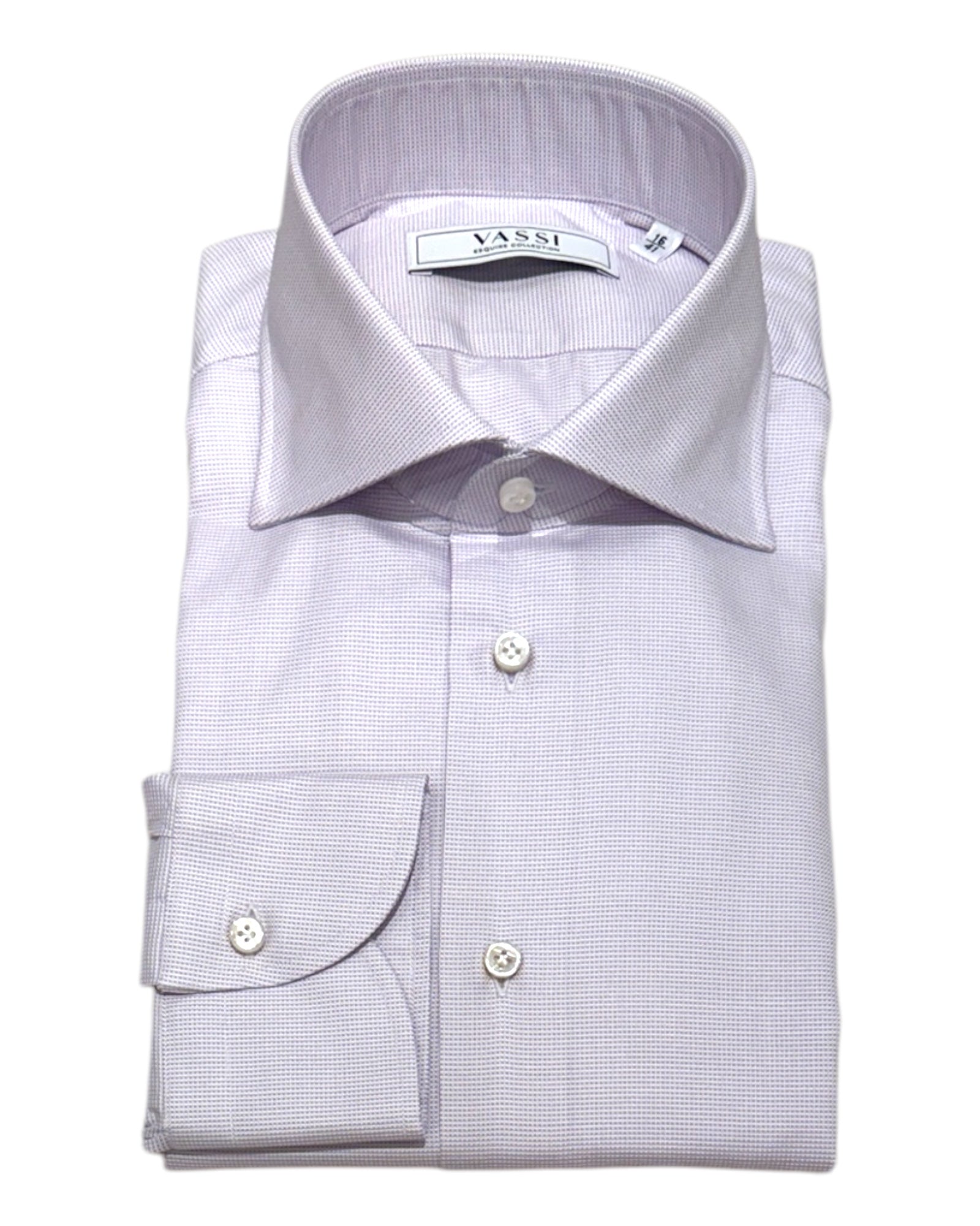 Thomas Mason Royal Oxford - Lavender DRESS SHIRTS38 EU