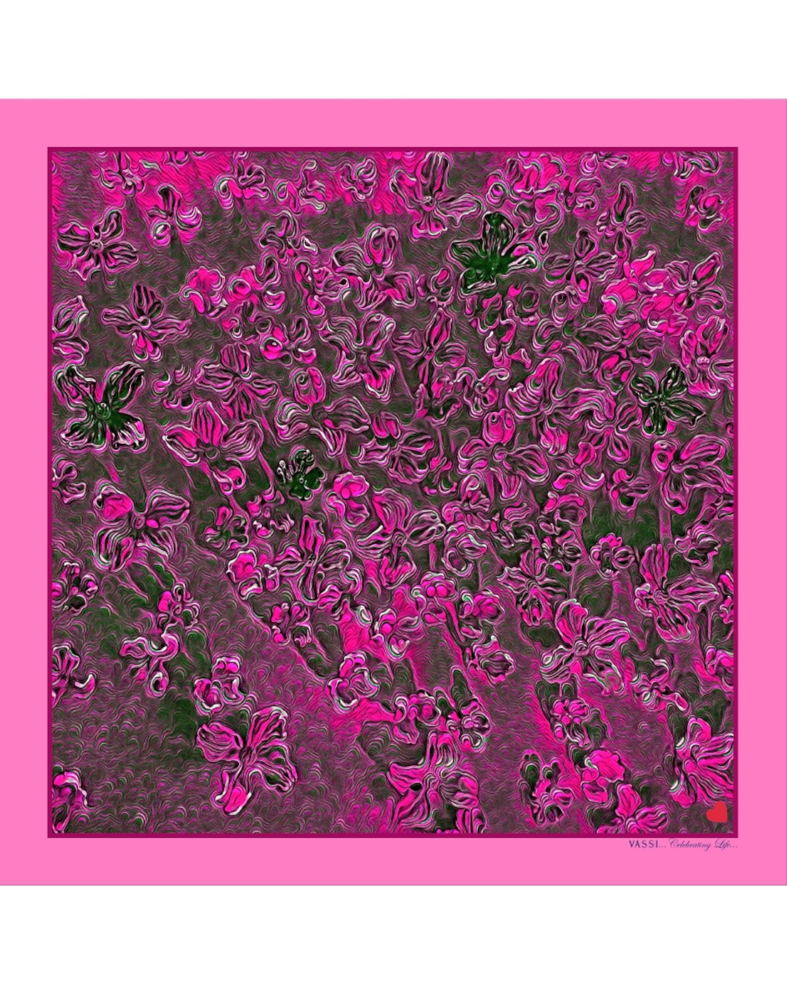 Unbridled Bloom - #6 Pocket Square