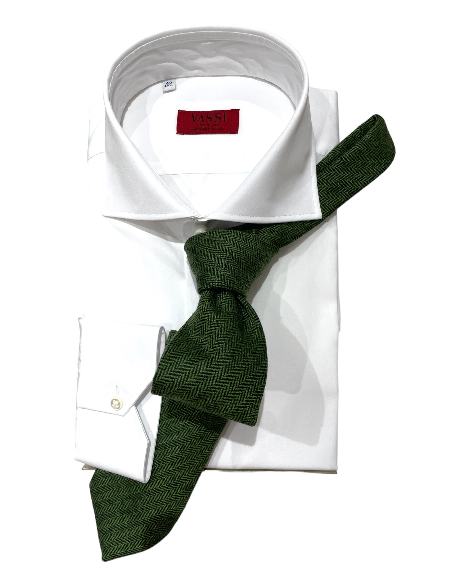 Pure Cashmere, Herringbone, Seven-Fold Tie TIESOrange