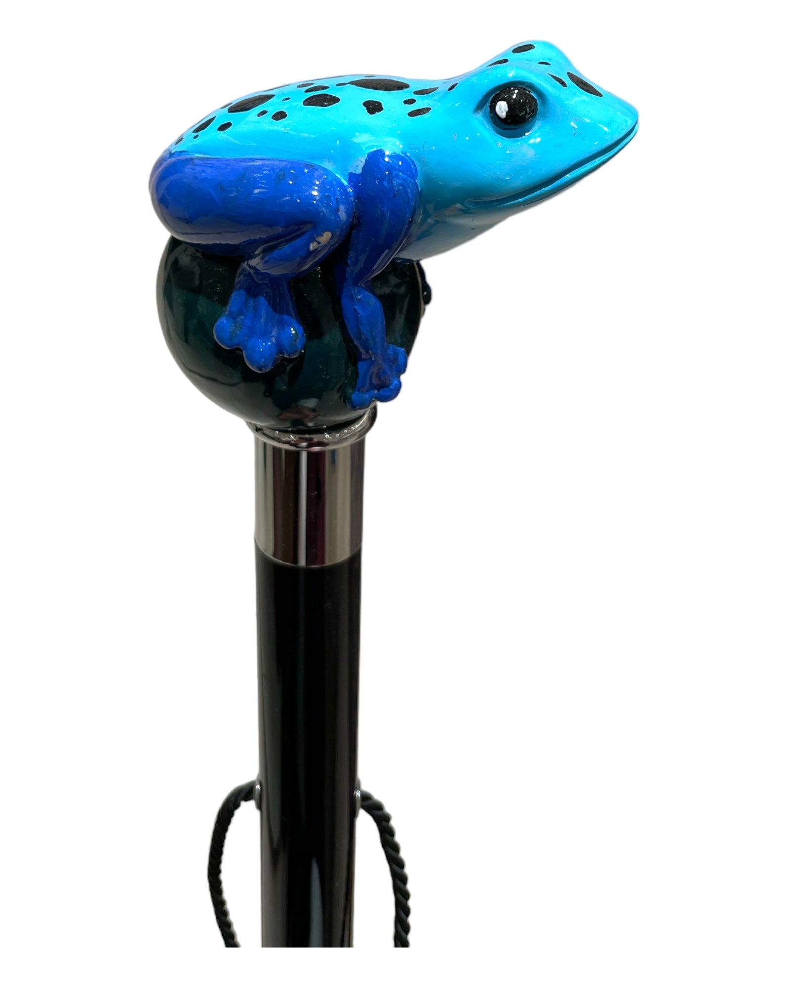 DECORATED SHOEHORN BLUE FROG