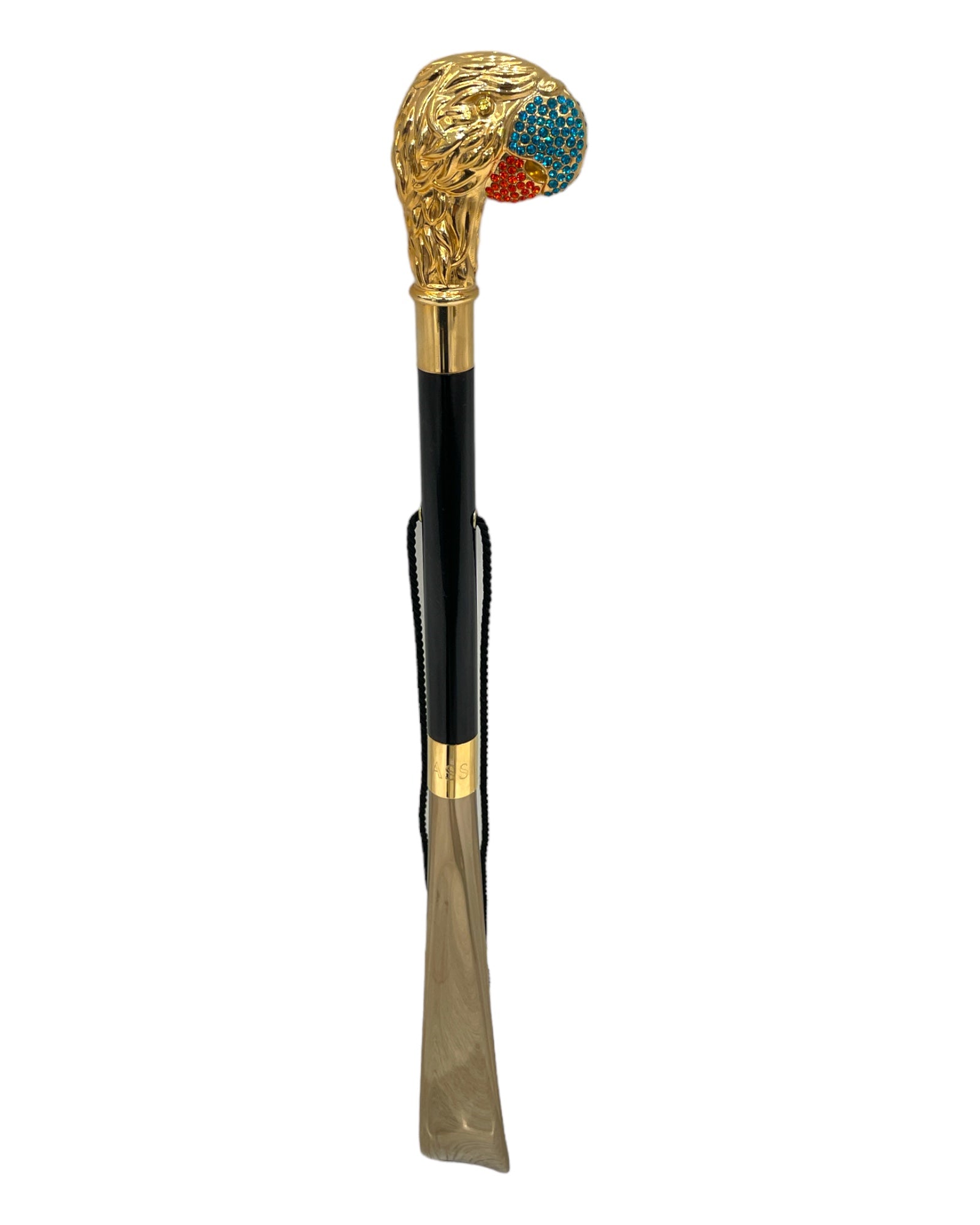 Swarovski Golden Parrot Shoehorn - Black SHOEHORN