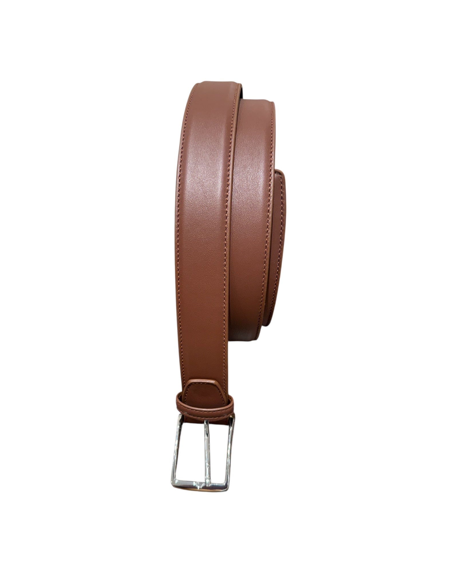 Premium Calfskin, with matching leather on both the outer and inner sides -  Brown