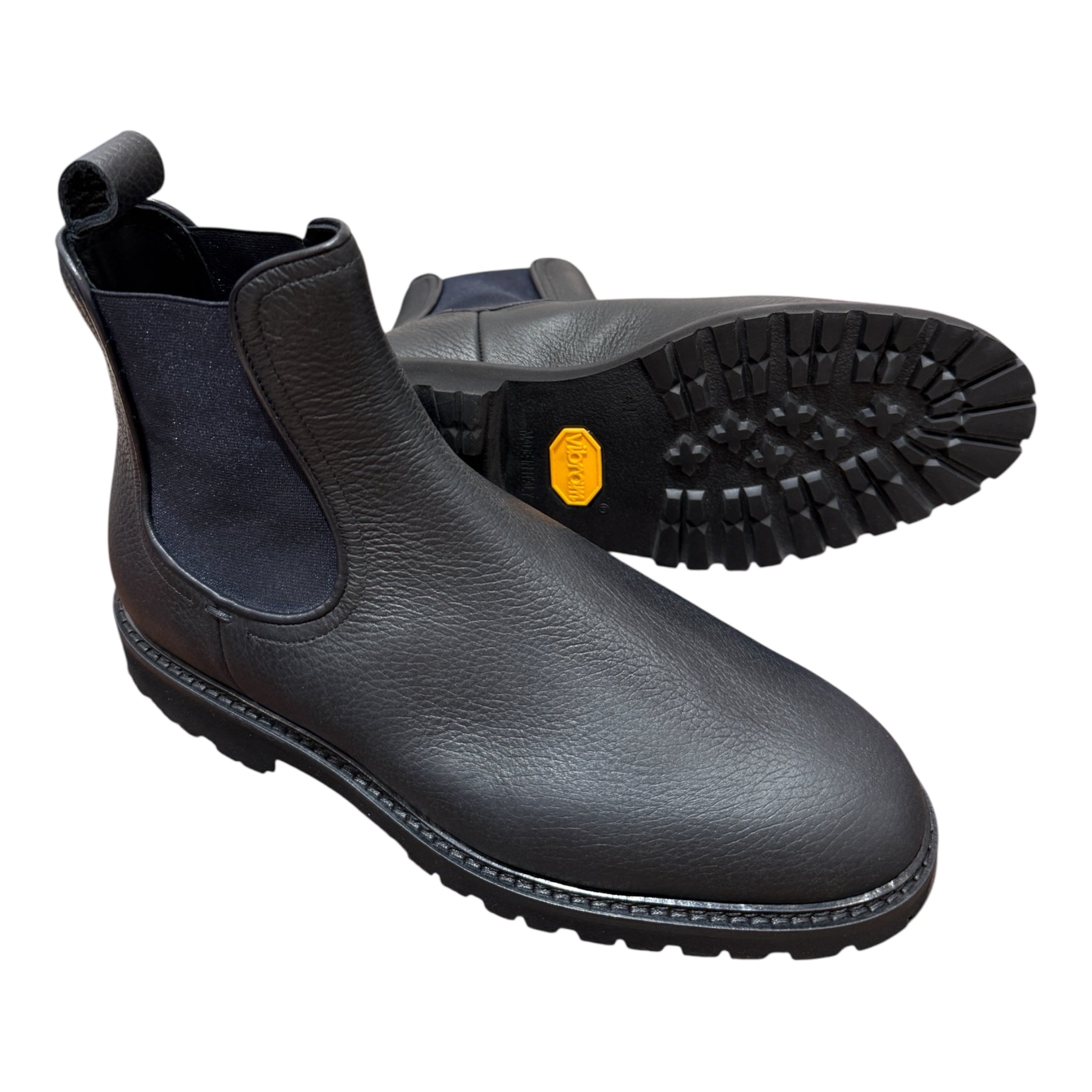Chelsea Boot with Vibram Rubber Outsole - Matt Blue