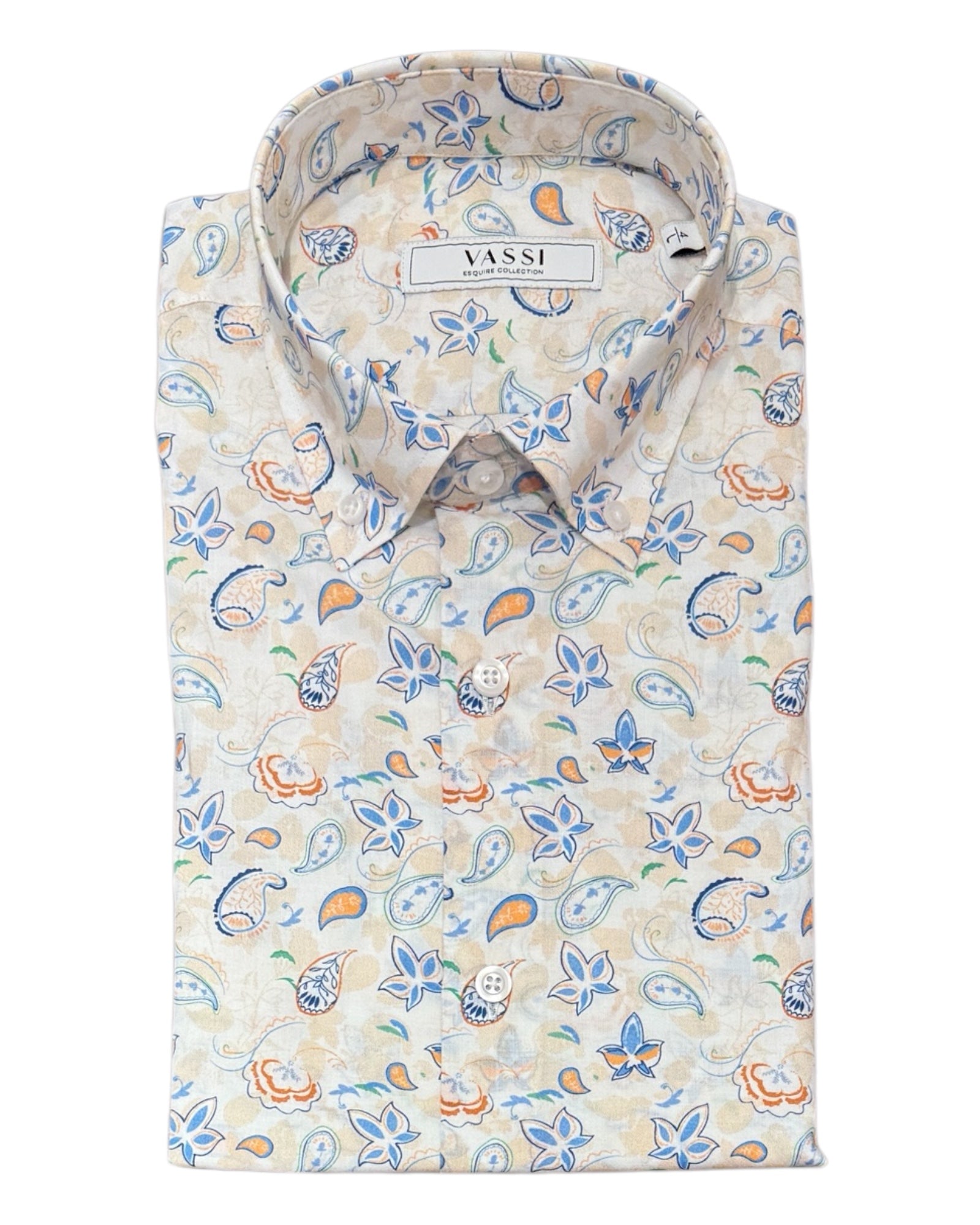 Vintage Paisley Button Down Sport Shirt SPORT SHIRTSM