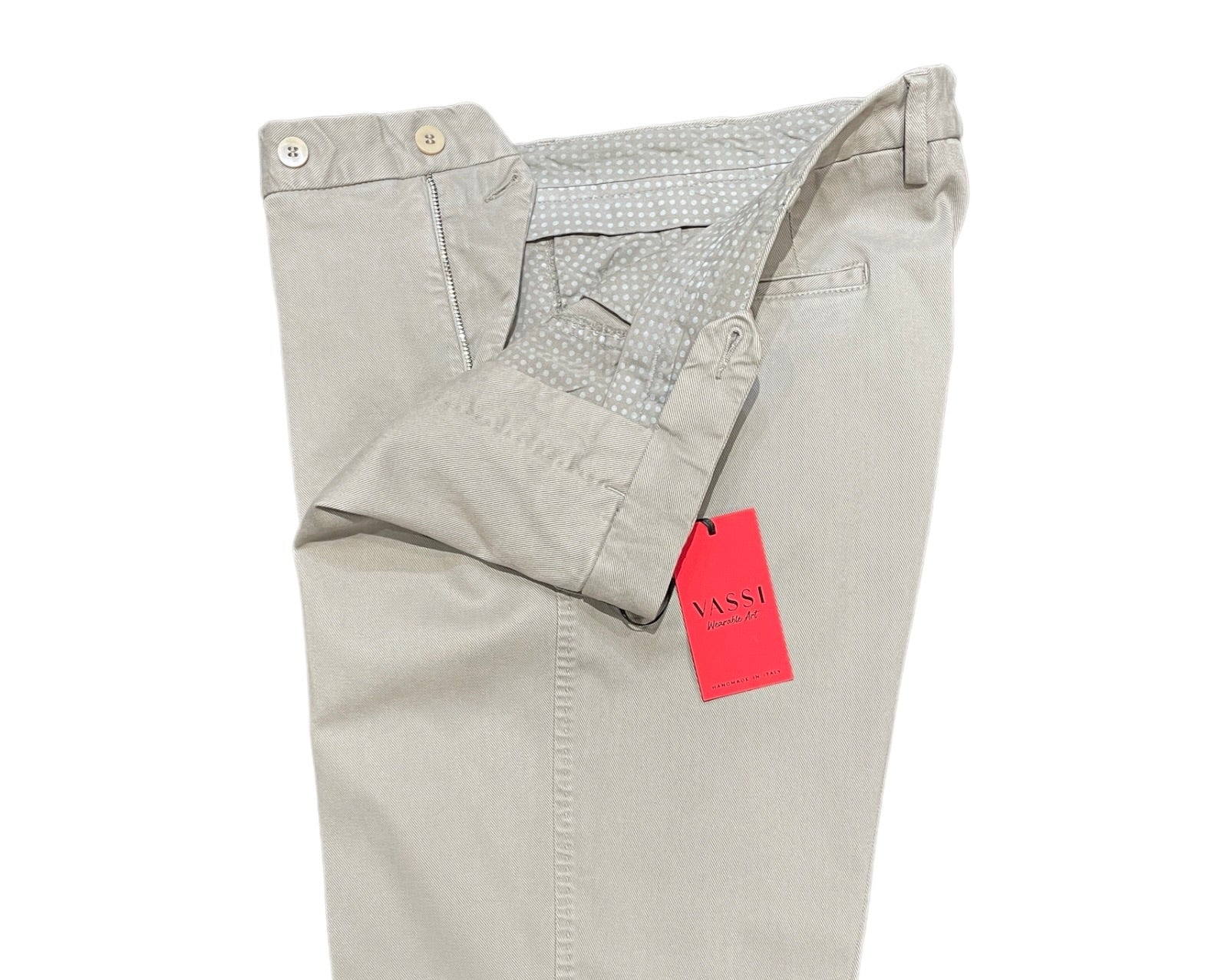 Winter Stretch - Cotton Chino Pants - Light Grey CASUAL PANTS50 EU