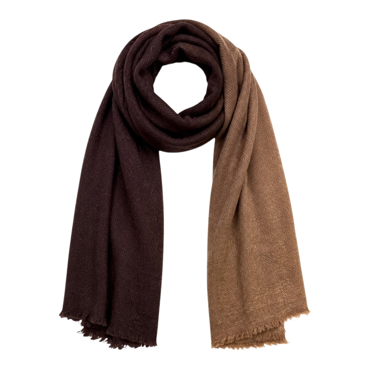 Wool, Cashmere & Silk Blend Scarf -Turdus Obscurus SCARVES