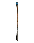 World Decorated Long Shoehorn - Chestnut/Gold Spoon SHOEHORN