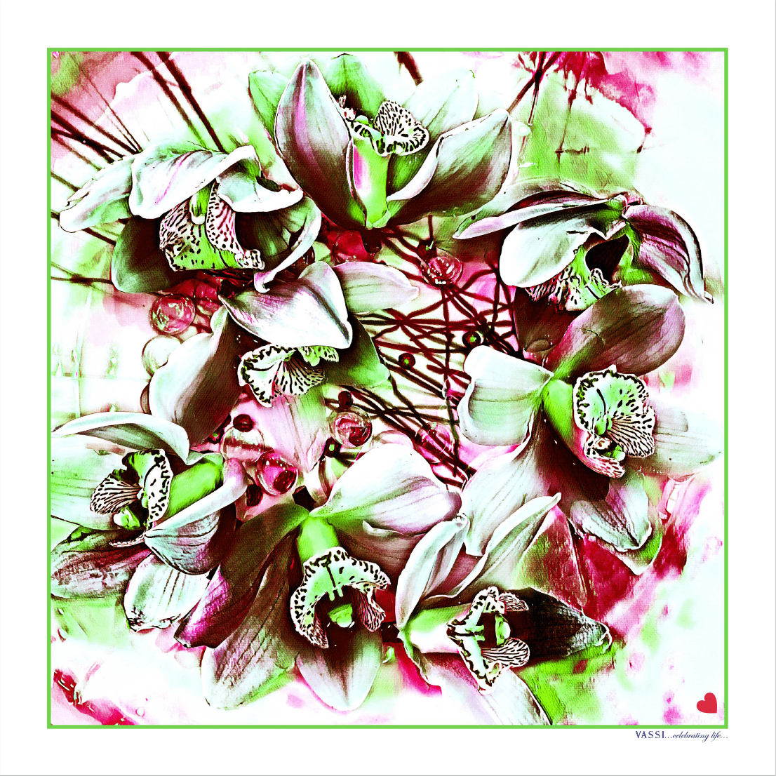 Magnificent Lilies - #5 Pocket Square