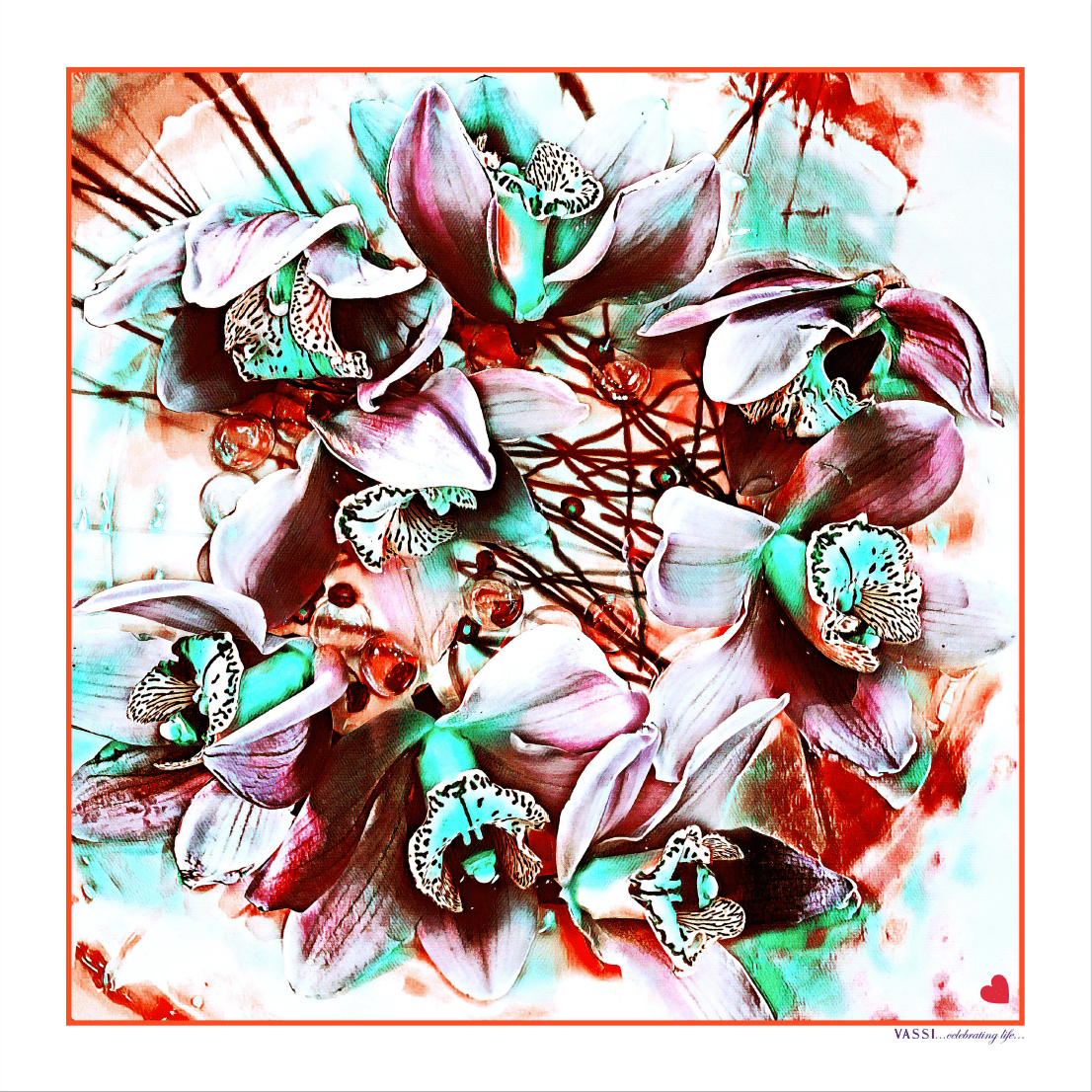Magnificent Lilies - #7 Pocket Square