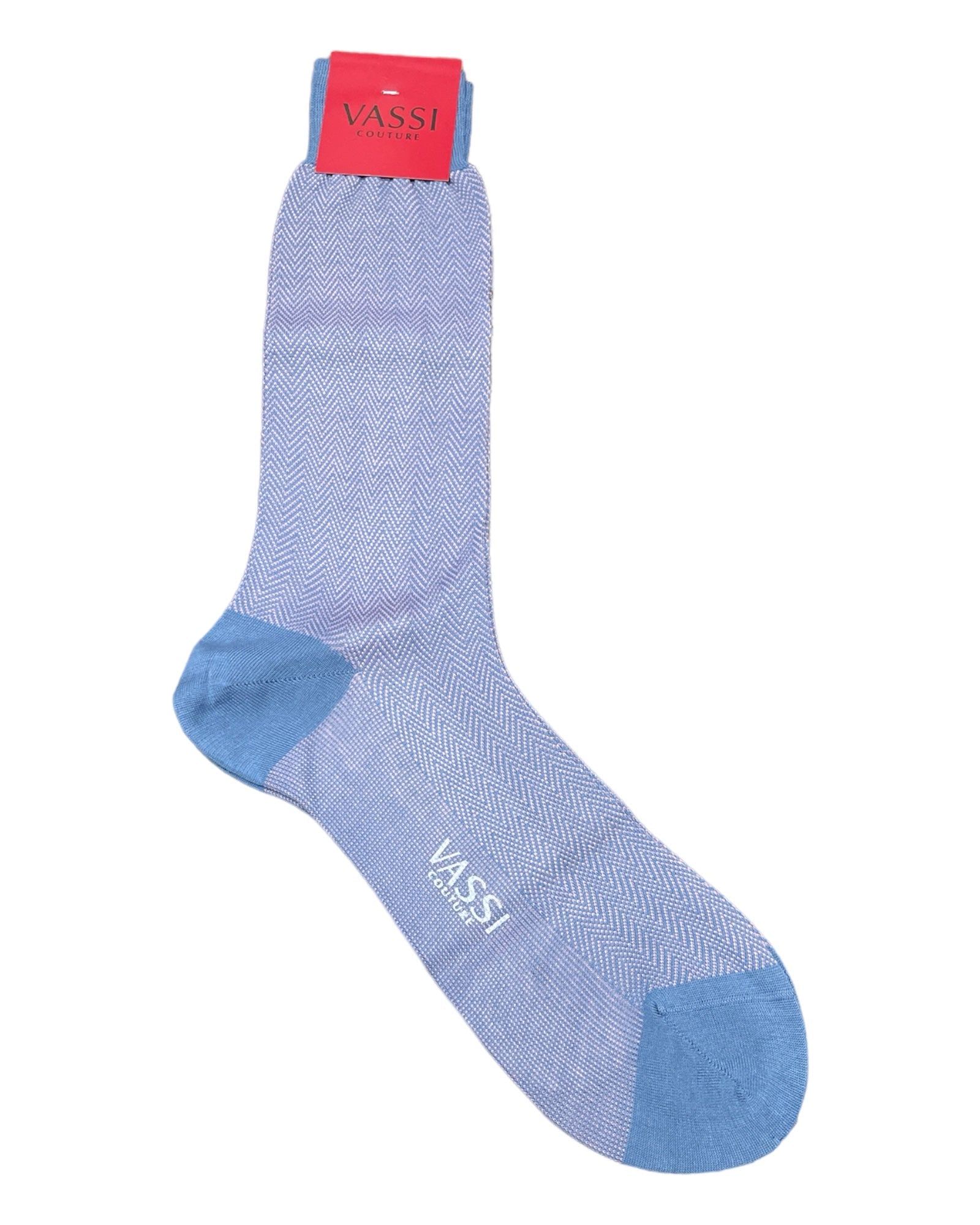 Extra-fine Herringbone Cotton Socks SocksLavender