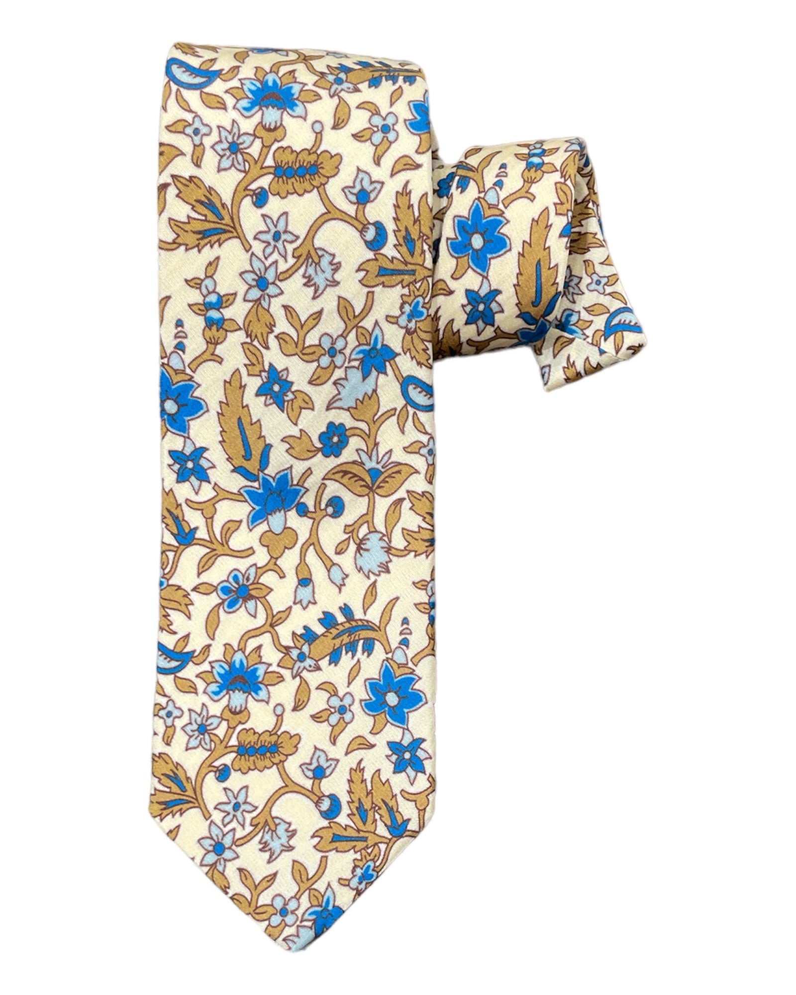 Floral Seven-Fold Silk Ties 3 - VASSI