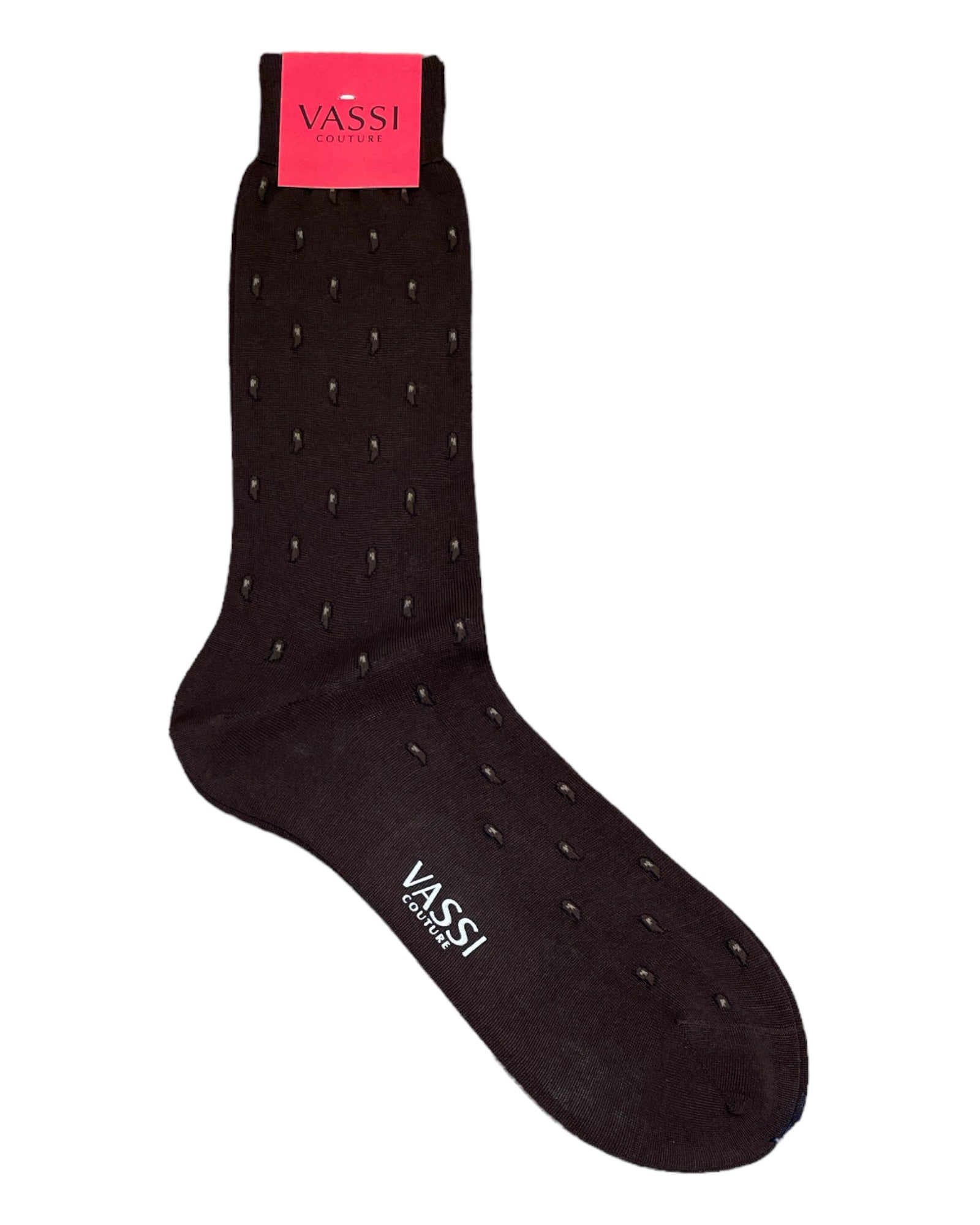 Ghost Pattern Cotton Dress Socks - VASSI