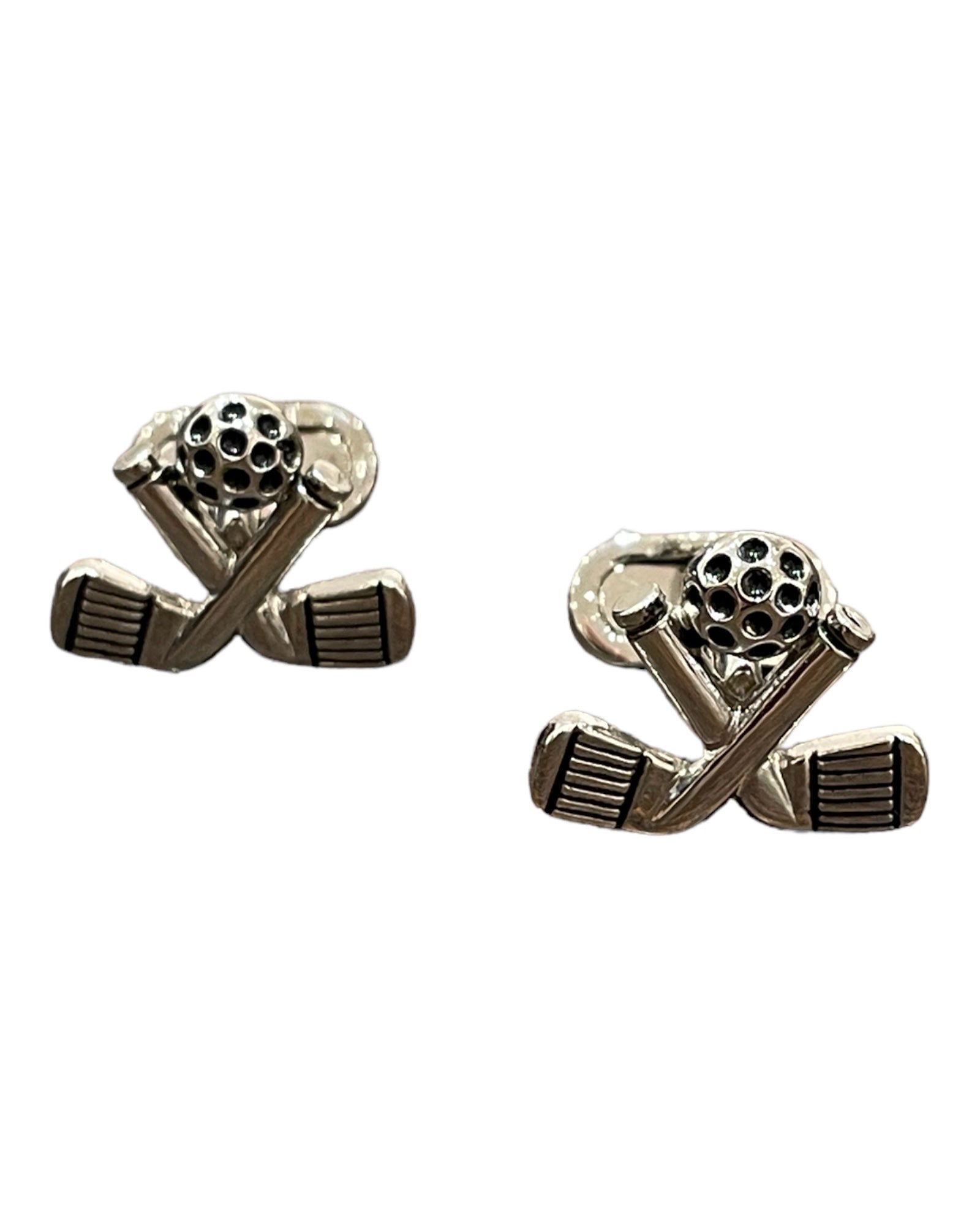 Hockey Sticks Cufflinks - Silver Cufflinks