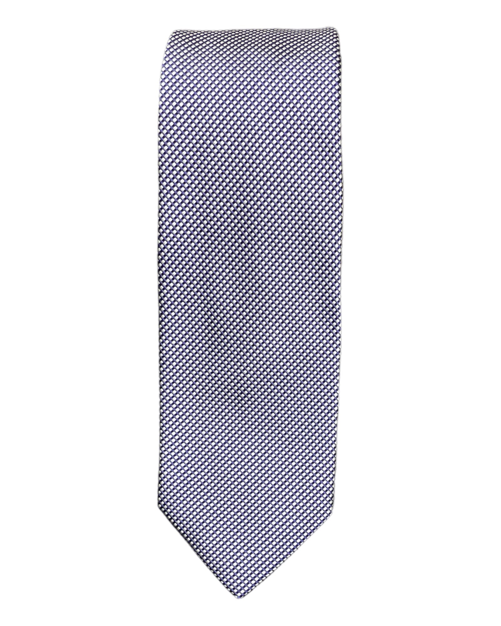 Houndstooth Seven-Fold Silk Ties TIESPurple