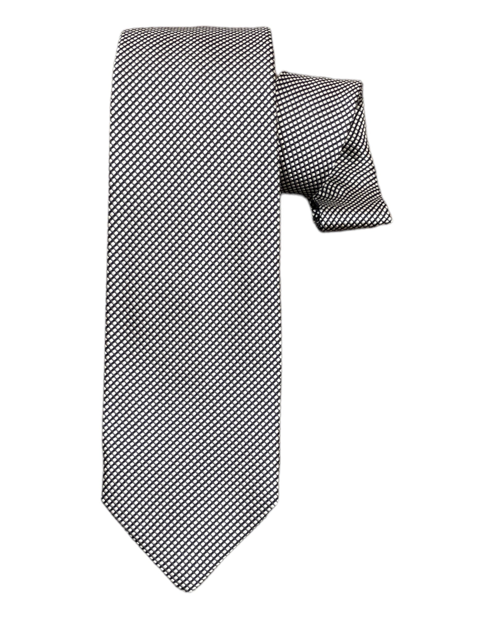 Houndstooth Seven-Fold Silk Ties TIESBlack