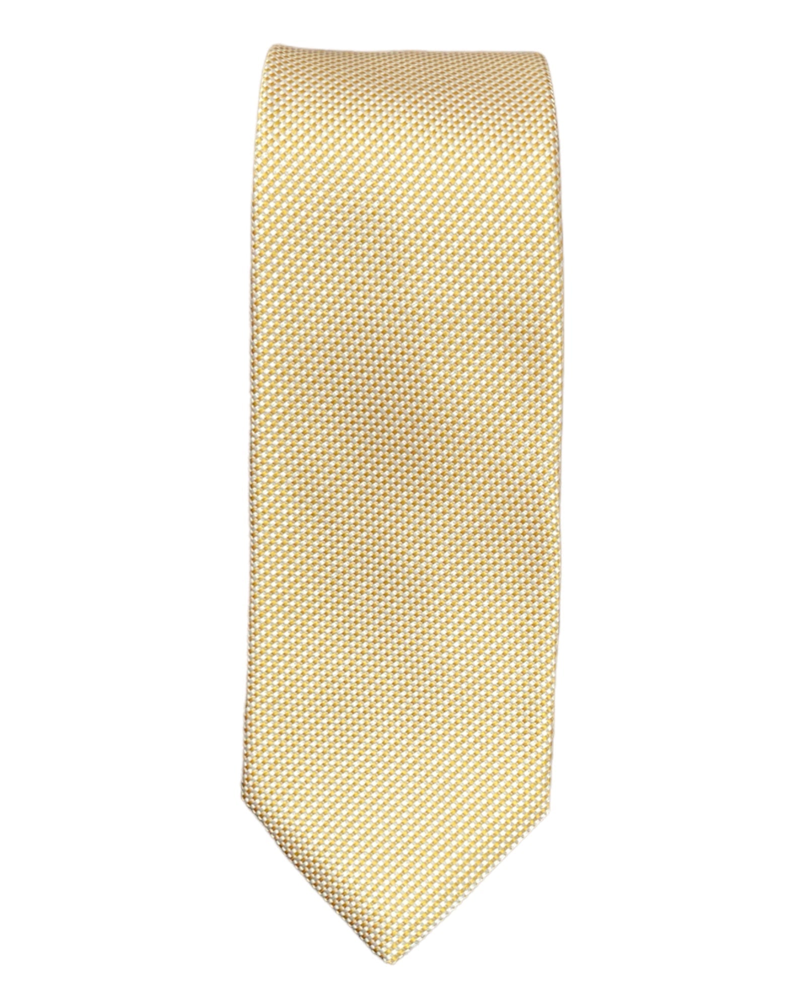 Houndstooth Seven-Fold Silk Ties TIESYellow