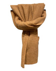 Luxurious Ribbed Cashmere Scarf SCARVESMarch Brown