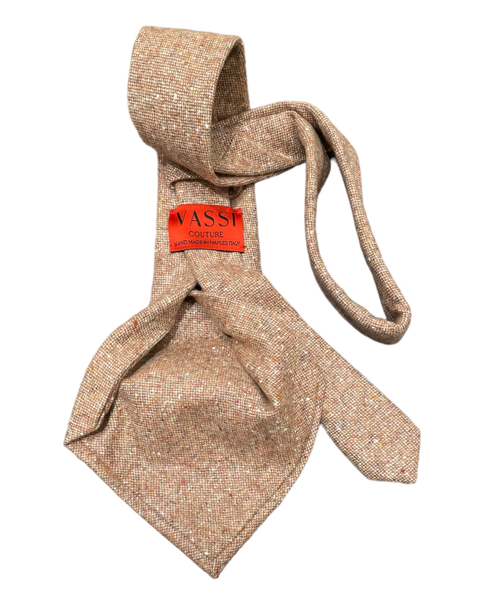 Melange Cashmere Seven-Fold Ties - VASSI