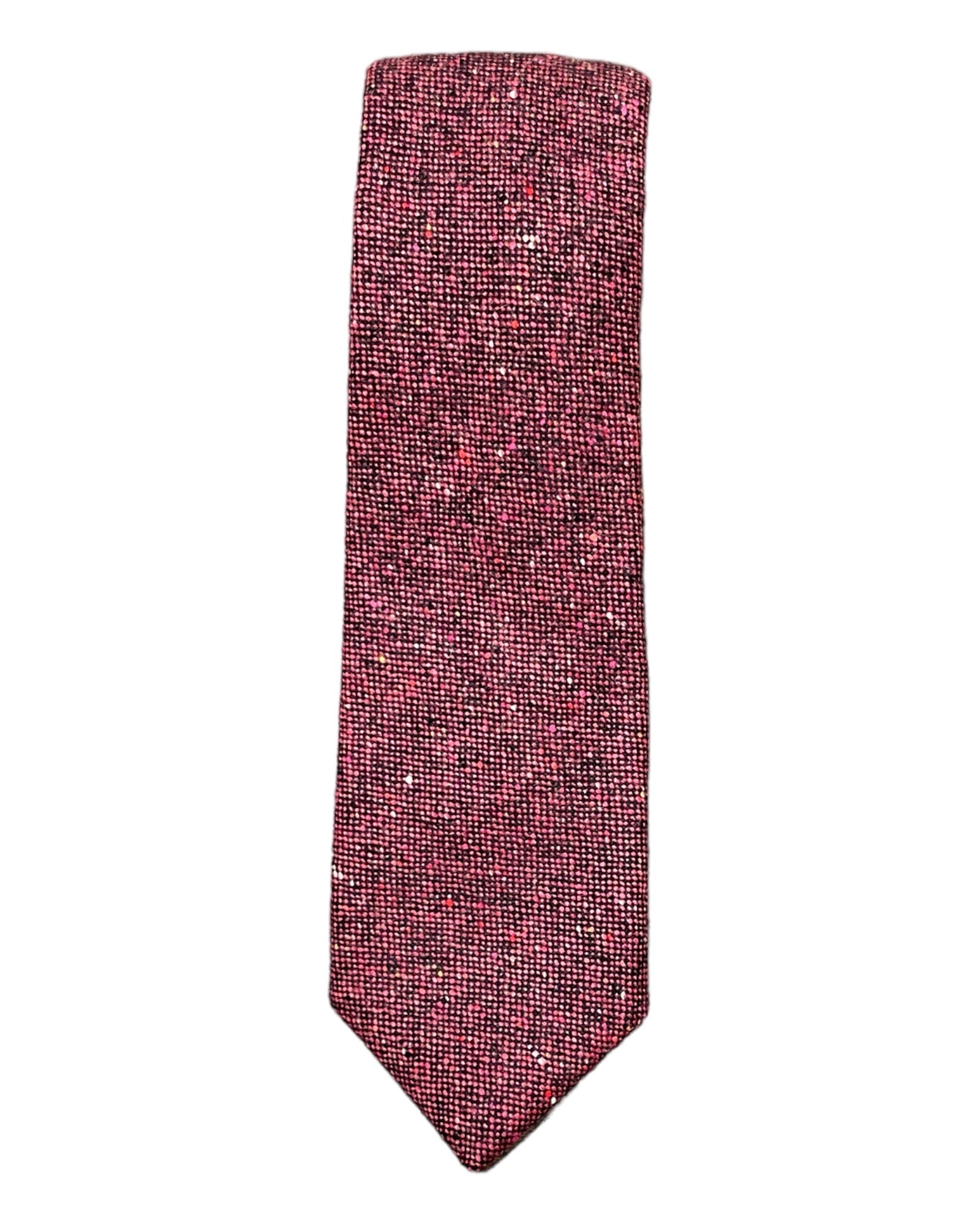 Melange Cashmere Seven-Fold Ties TIESBurgundy