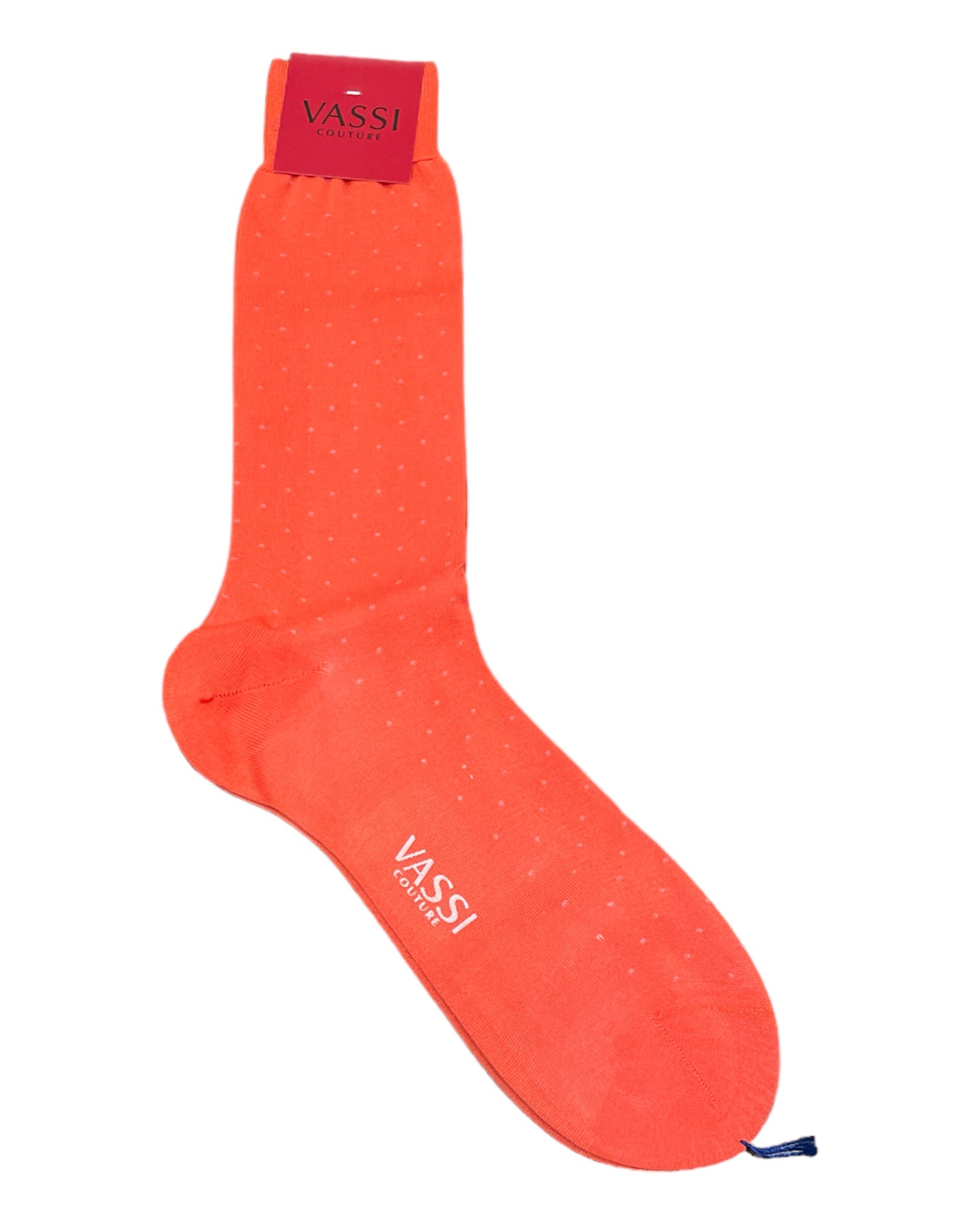 Micro Dot Cotton Socks SocksOrange