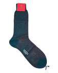 Micro Dot Cotton Socks SocksTeal