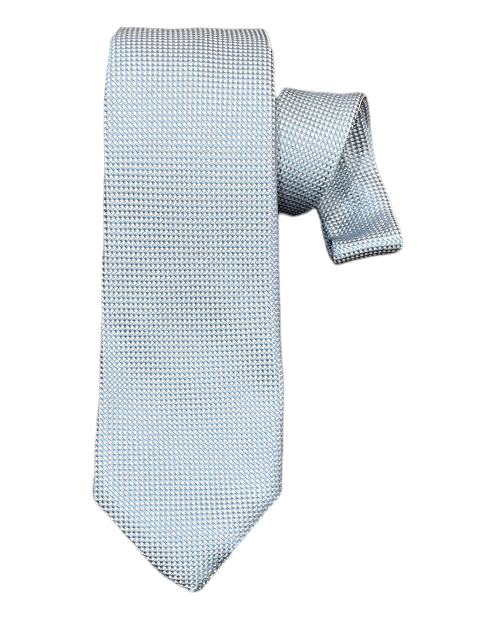 Micro Neat Pattern Seven-Fold Silk Ties TIESBlue