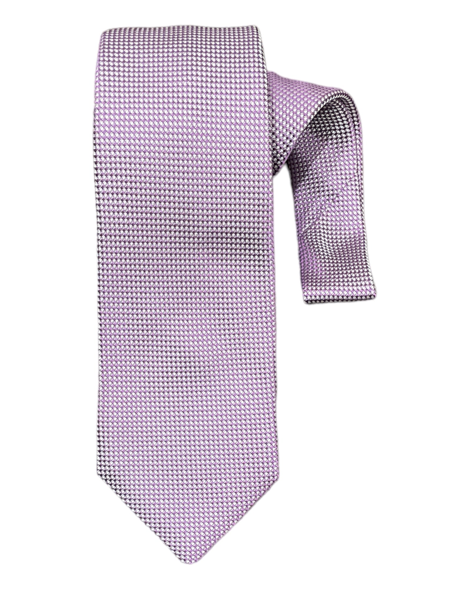 Micro Neat Pattern Seven-Fold Silk Ties TIESPurple