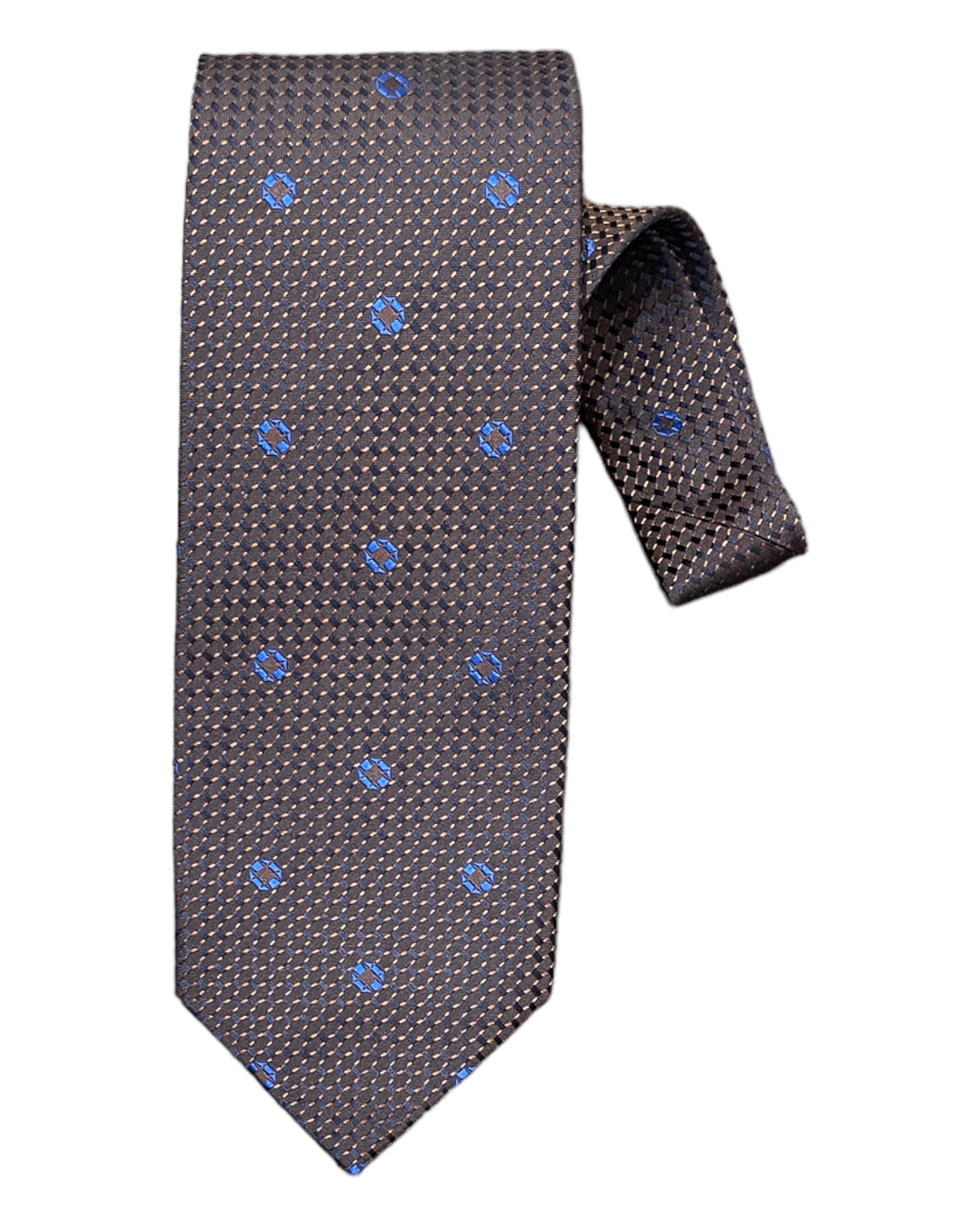 Miniature Geometric Seven Fold Silk Ties - VASSI