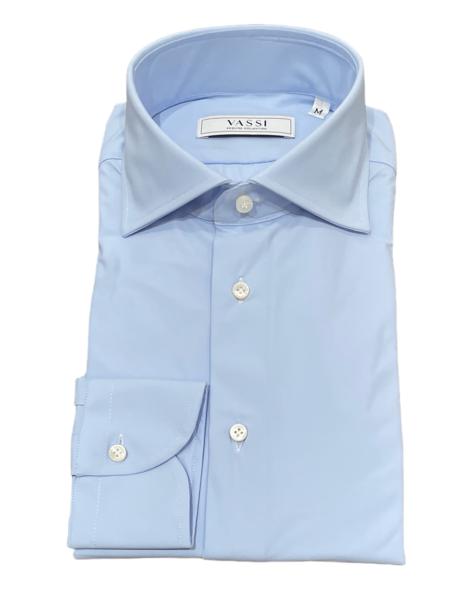 Performance Stretch Sport Shirt-Solid Blue SPORT SHIRTSS