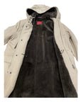 Pure Cashmere Parka with Nutria Lining - Beige - VASSI