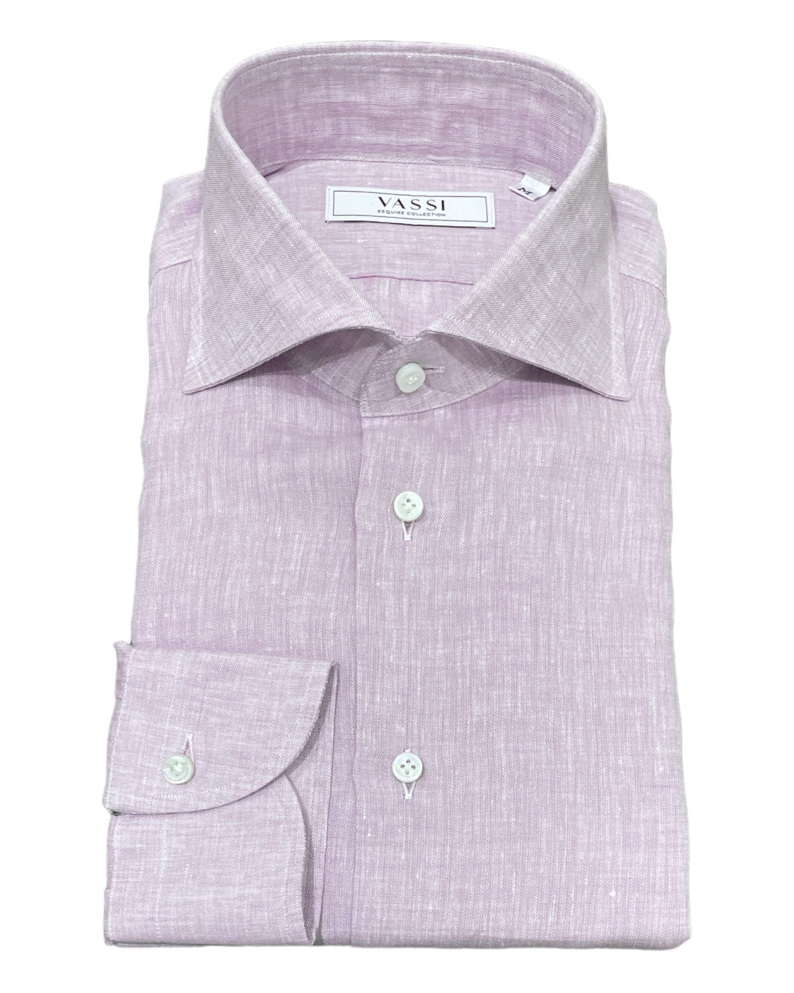 Pure Linen Sport Shirt - Lavender SPORT SHIRTSM