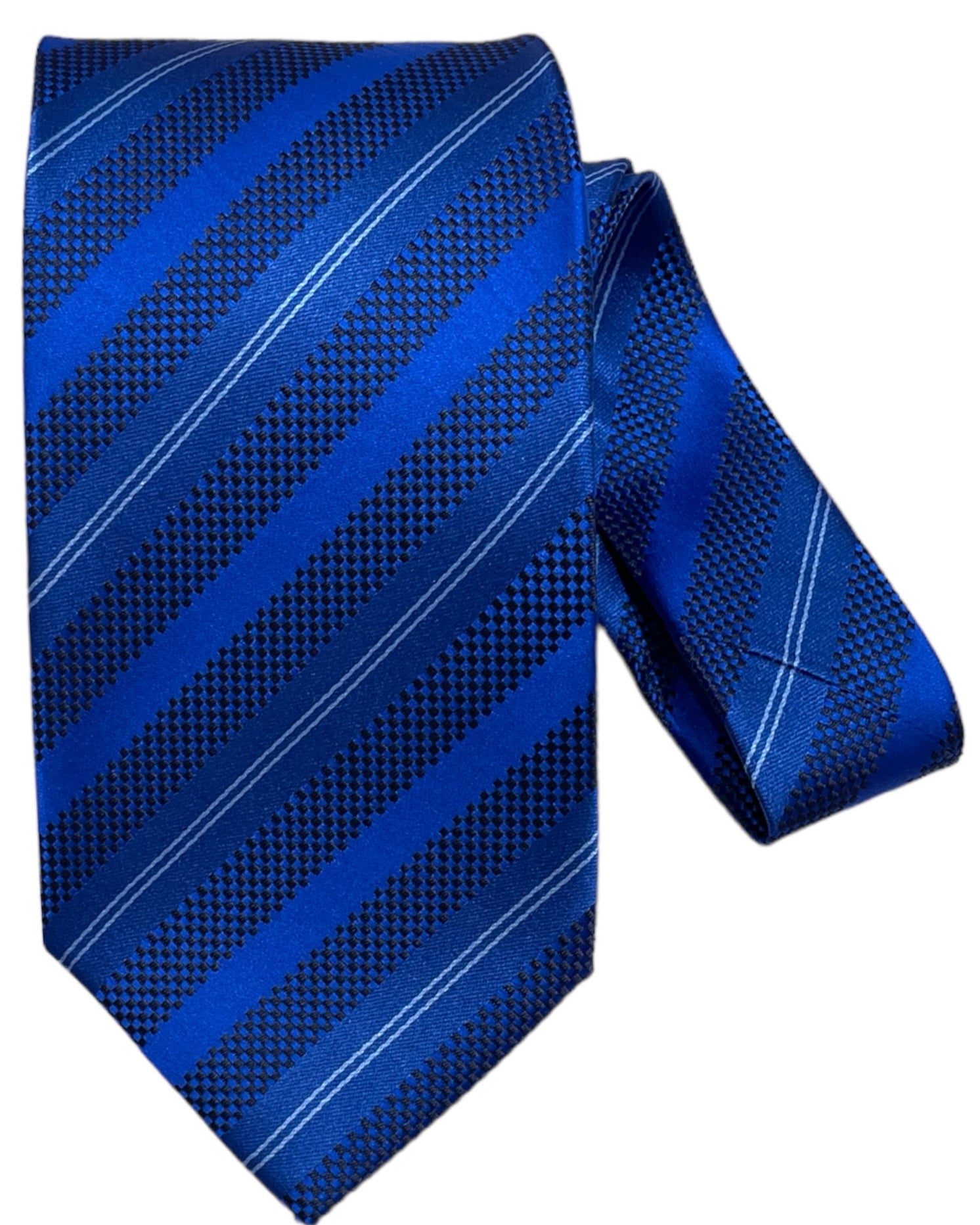 Regimental stripes - Seven-Fold Ties TIESNavy