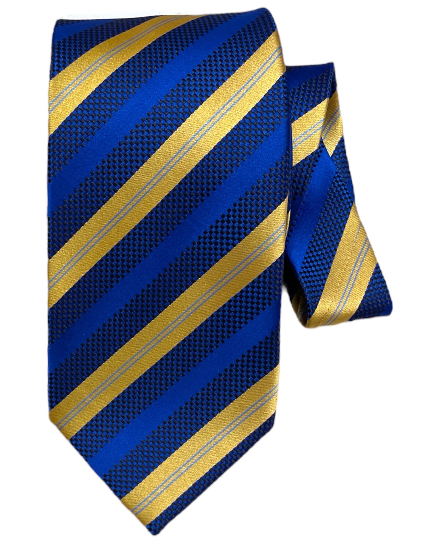 Regimental stripes - Seven-Fold Ties TIESYellow