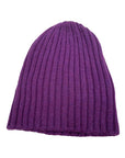 RIBBED CASHMERE TOQUE TOQUEPurple Knight